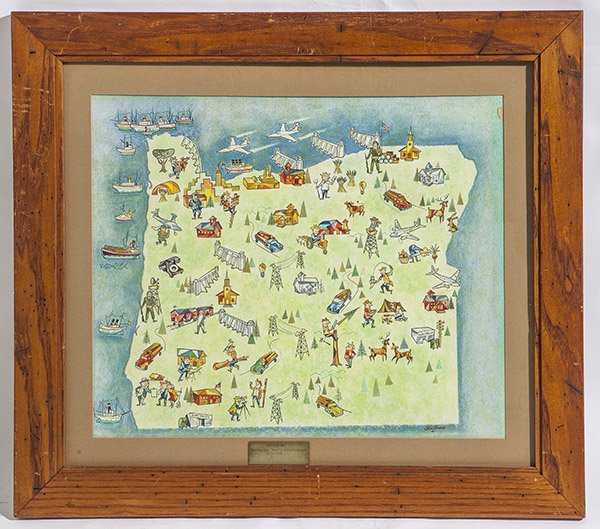 Campaign Map, Senator Morse (1 of 8)