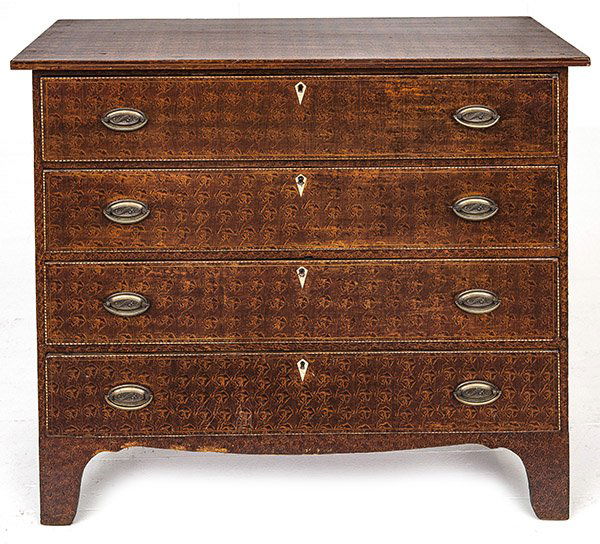 American Decorated Chest of Drawers (1 of 10)