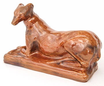 Samuel Bell Red ware  Whippet