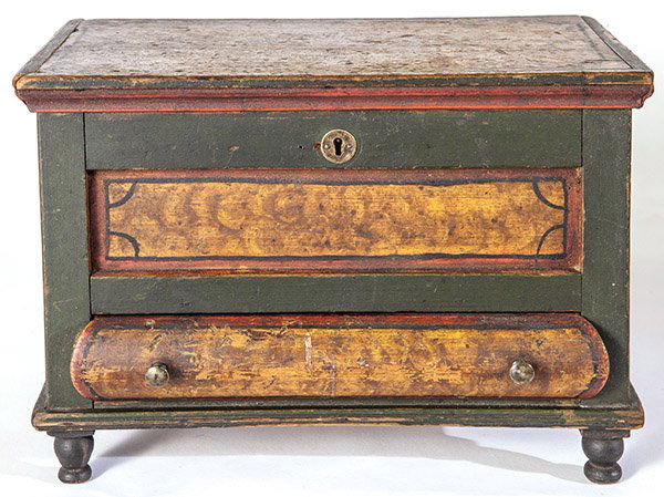 Truly Outstanding Paint Decorated Miniature Blanket (1 of 10)