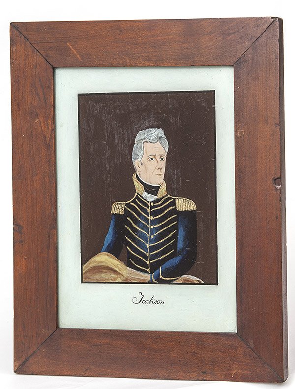 Reverse Painted Portrait of Andrew Jackson (1 of 8)