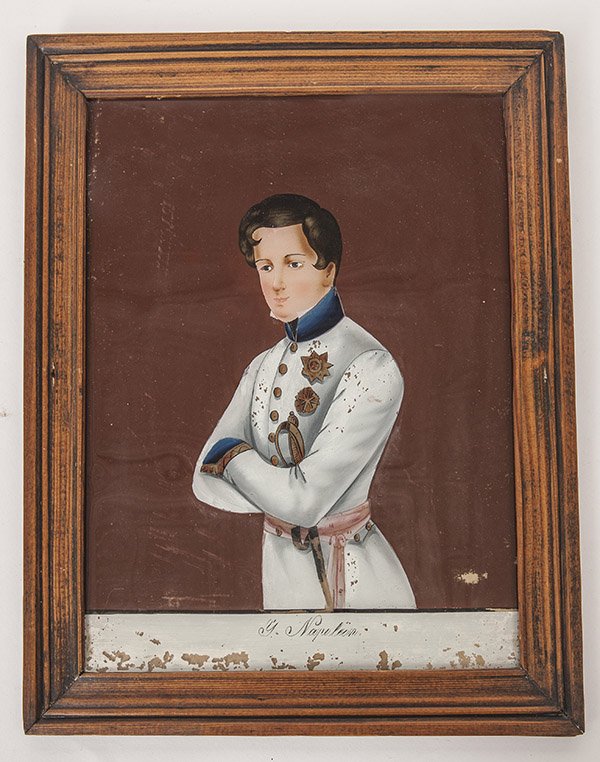 Reverse Painting of General Napoleon (1 of 6)
