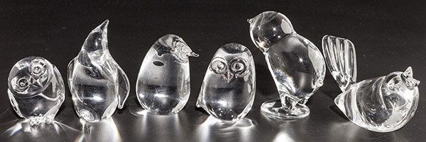 Assembled Steuben Birds (1 of 9)