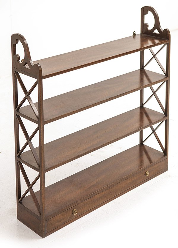 Kittinger Mahogany Hanging Wall Shelf (1 of 7)