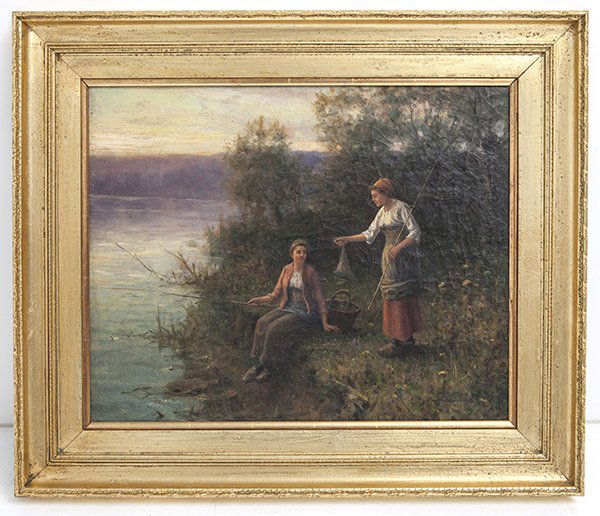 Paul Blondeau (19th 20th Century) Oil (1 of 6)