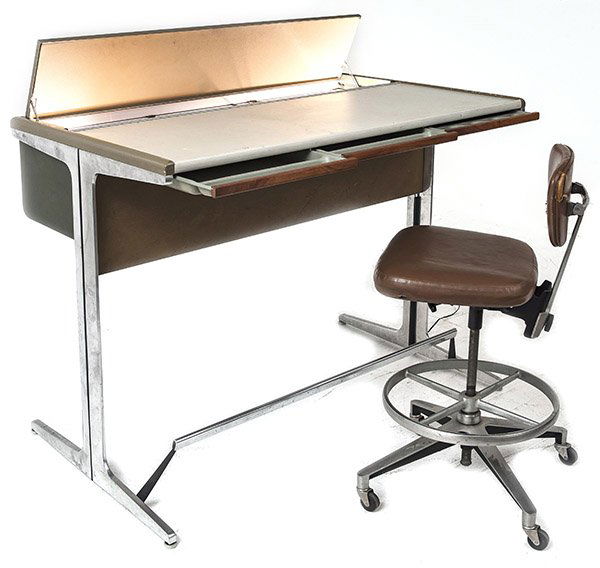 George Nelson and Associates Illuminated High Desk (1 of 10)