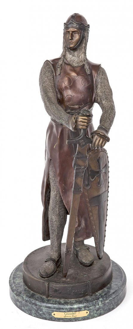 Maurice Favre Bronze Crusader (1876-1954) (1 of 10)