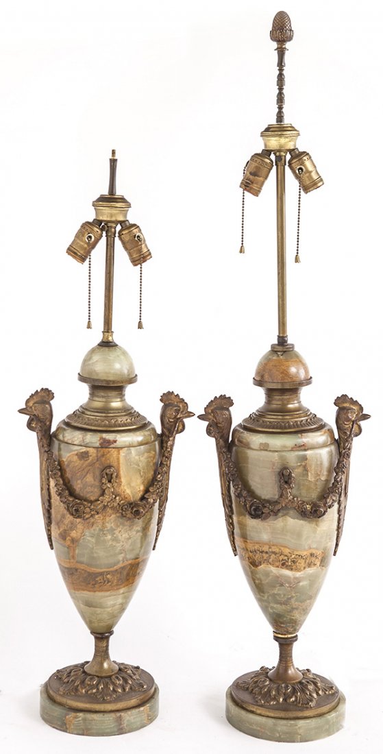 Outstanding French Onyx Table Lamps (1 of 10)