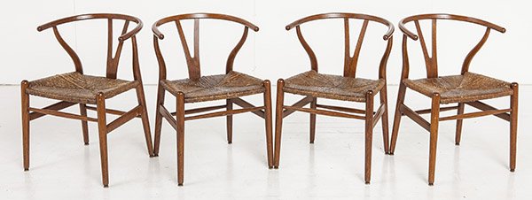 Hans Wegner Wishbone Dining Chairs (1 of 10)