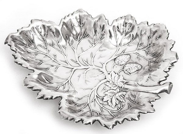 Sterling Footed Leaf Bowl (1 of 4)