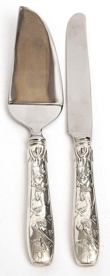 Tiffany Sterling Cheese Set (1 of 5)