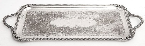 Double Handled Silver Fish Tray (1 of 9)