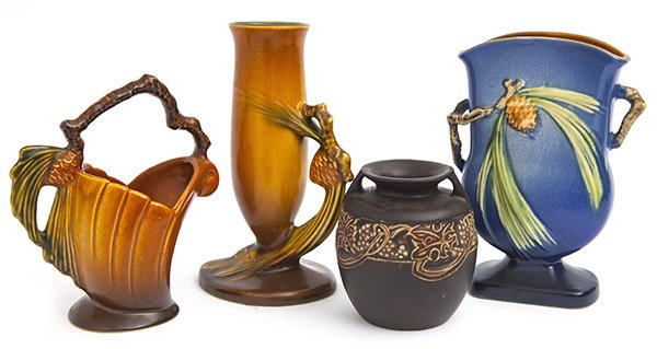 Assembled Roseville Pottery (1 of 6)