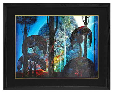 Eyvind Earle (1916-2000) Acrylic