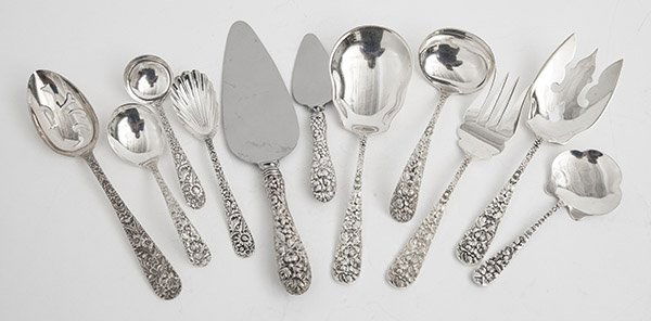 Assembled Steiff and S. Kirk and Sons Repousse (1 of 9)