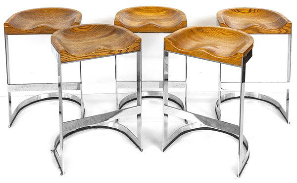 Milo Baughman Counter Stools (1 of 10)