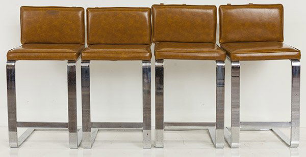 Milo Baughman Attribution Stools (1 of 6)