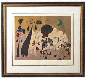 Joan Miro (1893-1983) Spain/France, Femme, Lune, Etoile