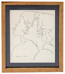 Andy Warhol (1928-1987) Pencil Drawing
