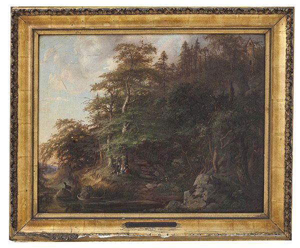 Henriette Wiedebusch (19th Century) Oil (Germany) (1 of 9)