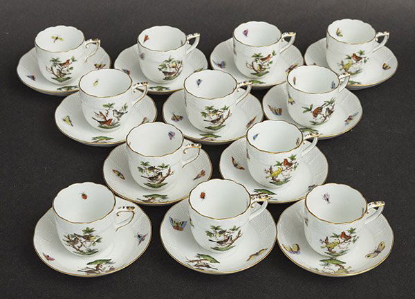 Herend Hungary Cup and Saucer (1 of 7)