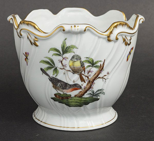 Herend Hungary Scalloped Bowl (1 of 7)