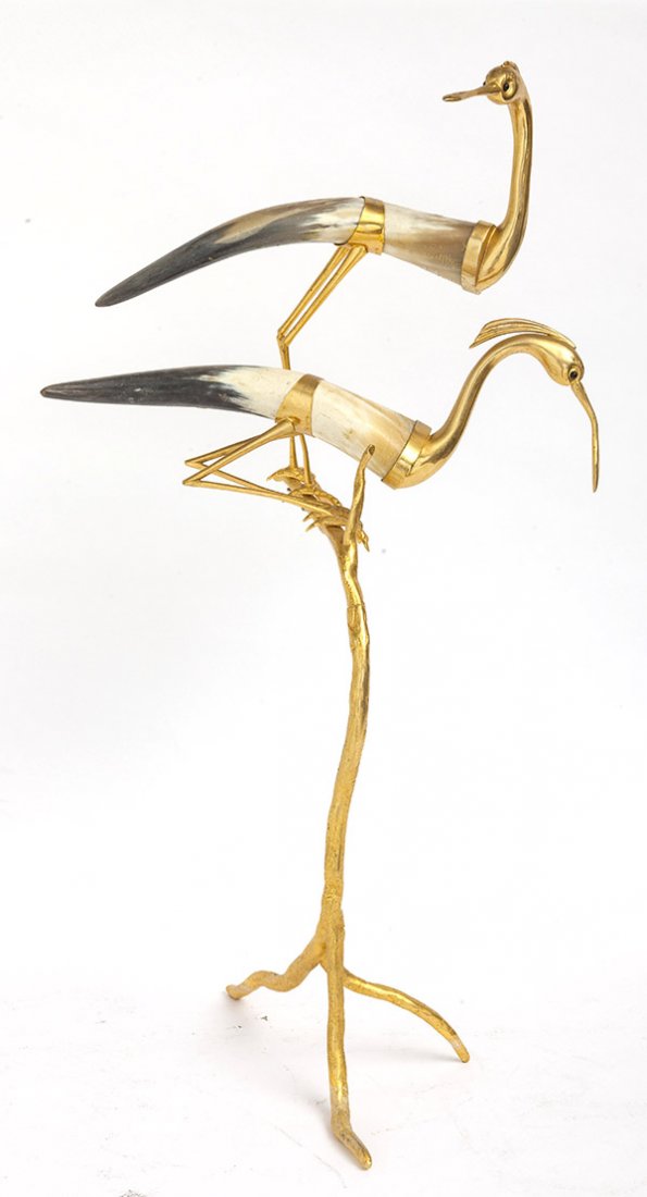 Baques Crane Sculpture (Attribution) (1 of 8)