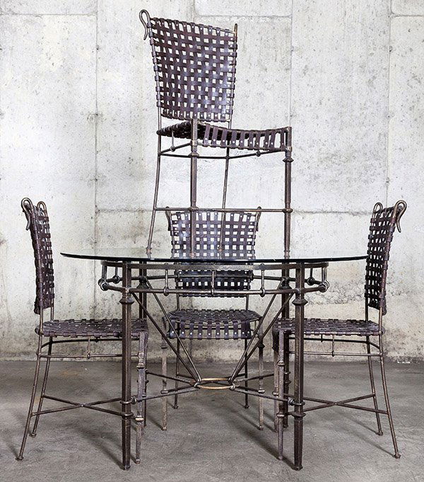 Diego Giacometti Style Dining Set (1 of 10)