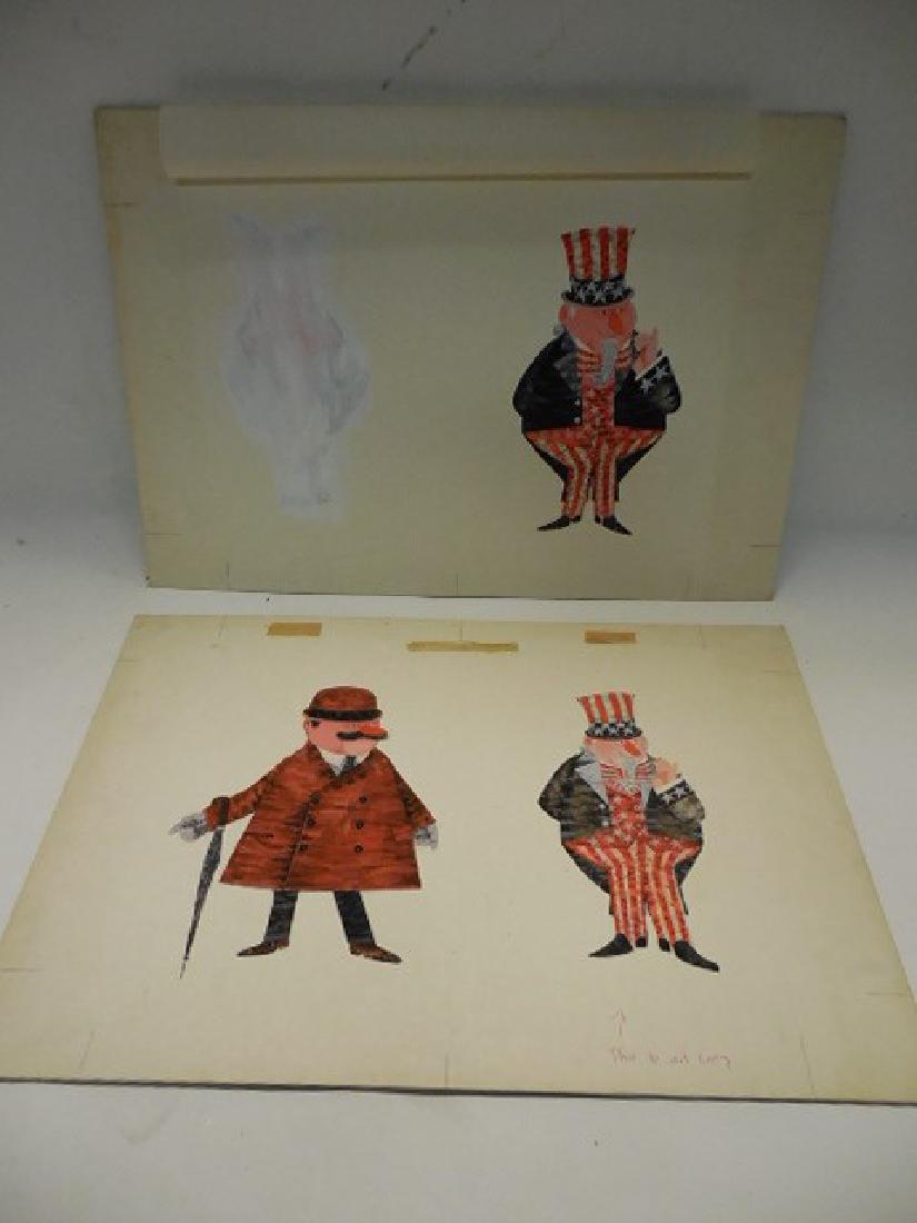 Jerome Snyder ORIGINAL artwork, 2pcs (1 of 4)