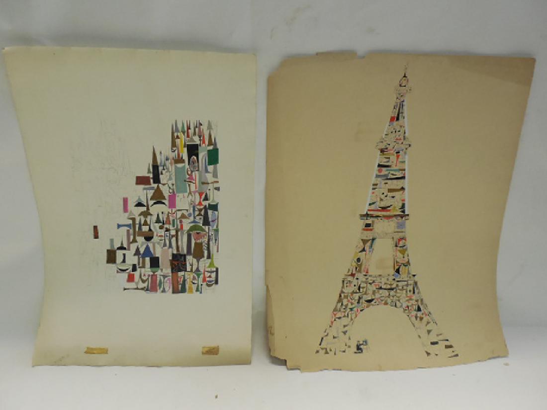 Jerome Snyder ORIGINAL artwork, 2pcs (1 of 3)