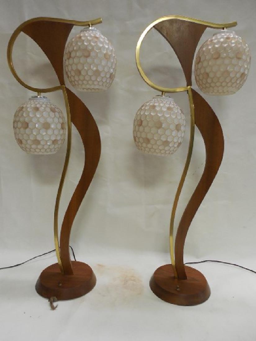 Pr Mid Century Lamps (1 of 3)