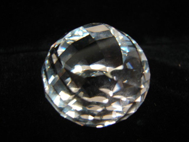 Swarovski Paper Weight: Swarovski crystal paper weight w/box