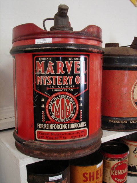 5 gallon Marvel Mystery Oil Can: 5 gallon Marvel Mystery Oil Can