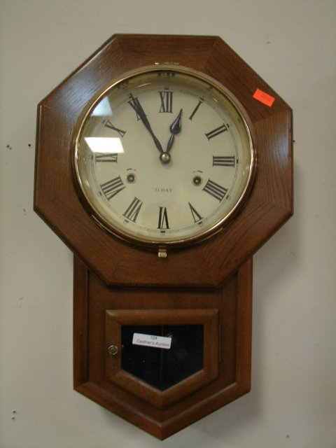 31 Day Regulator: 19"x12", made in Korea, late 2th C