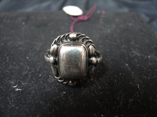 Sterling Ring, George Jensen: 3.35 sat, marked George Jensen,, Denmark