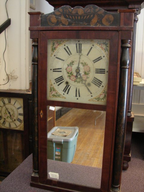 Jefferson Steele Clock: 8 day weight driven, 30" x 16"
