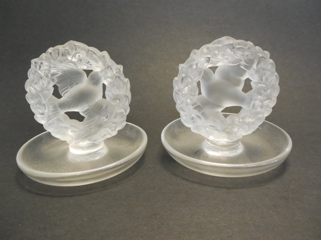 (2) Lalique Ring Trays , Bird (1 of 3)