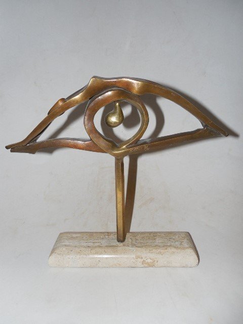 Bronze Sculpture Abstract Man & Woman (1 of 4)