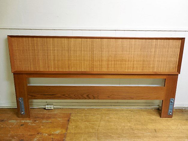 Falster Danish Modern Teak King Size Headboard (1 of 2)