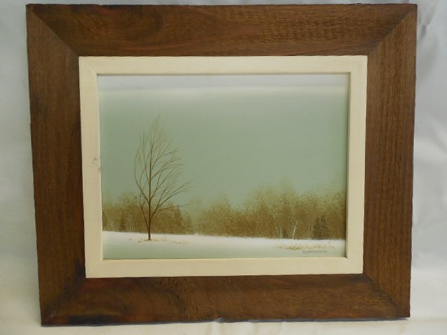 Acrylic / Board Winter Lanscape by Gary Barsumian (1 of 4)