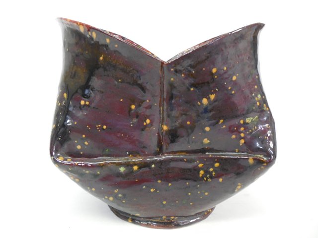 George Ohr Folded Vase (1 of 3)