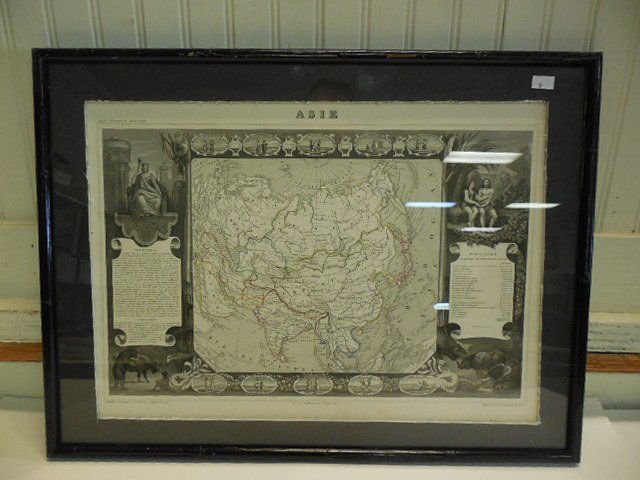 Map, Asie (Asia), Levasseur, circa:1850 (1 of 3)