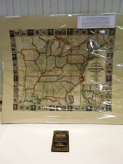 Map, Phelps Map of the United States Traveler's Guide (1 of 2)