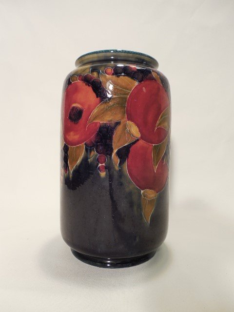 Moorcroft Pomegranate Cylinder Vase (1 of 3)