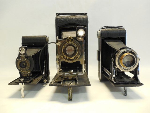3 Vintage Kodak Cameras (1 of 2)