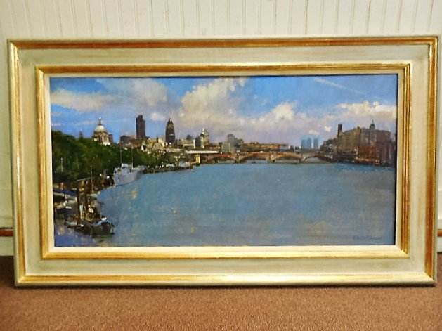 Oil Painting London Panorama by David Sawyer (1 of 5)