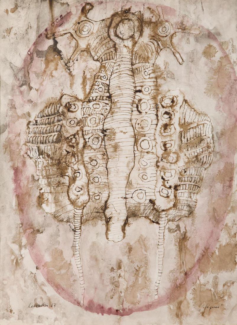 Jan Lebenstein (1930 - 1999) "Figure", 1963 (1 of 6)