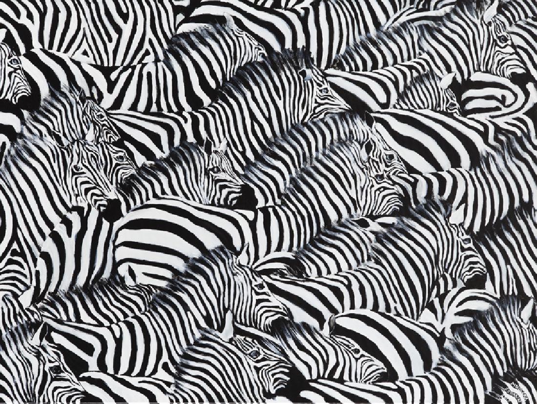 Michal Mroczka (b. 1984), Meeting, 2017, acrylic on (1 of 5)