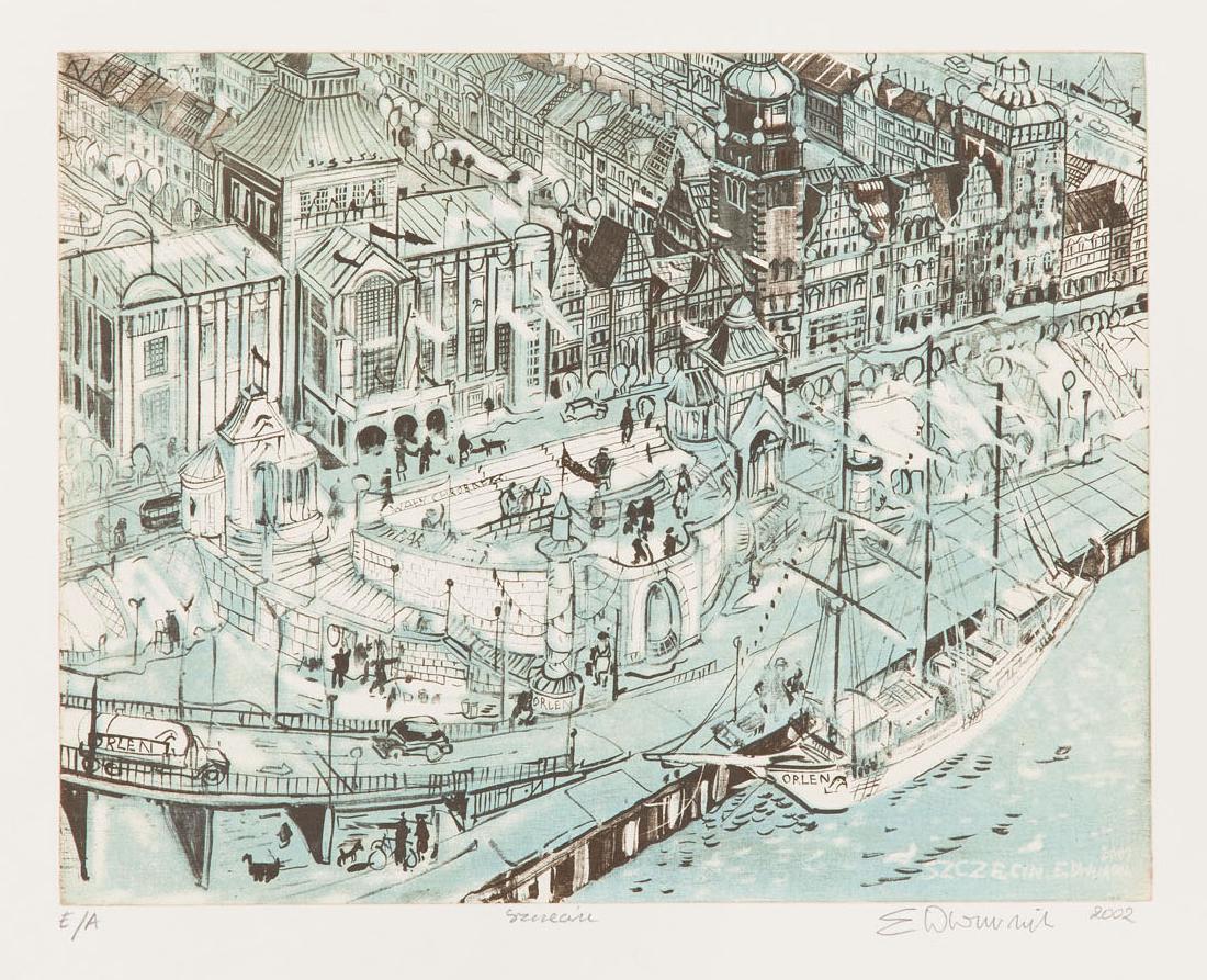 Edward Dwurnik (b. 1943) Szczecin' (1 of 6)