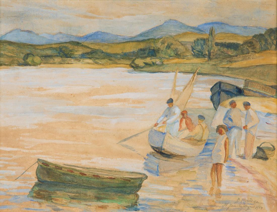 Blanka Mercere (1883 - 1937) Fishing port in (1 of 5)